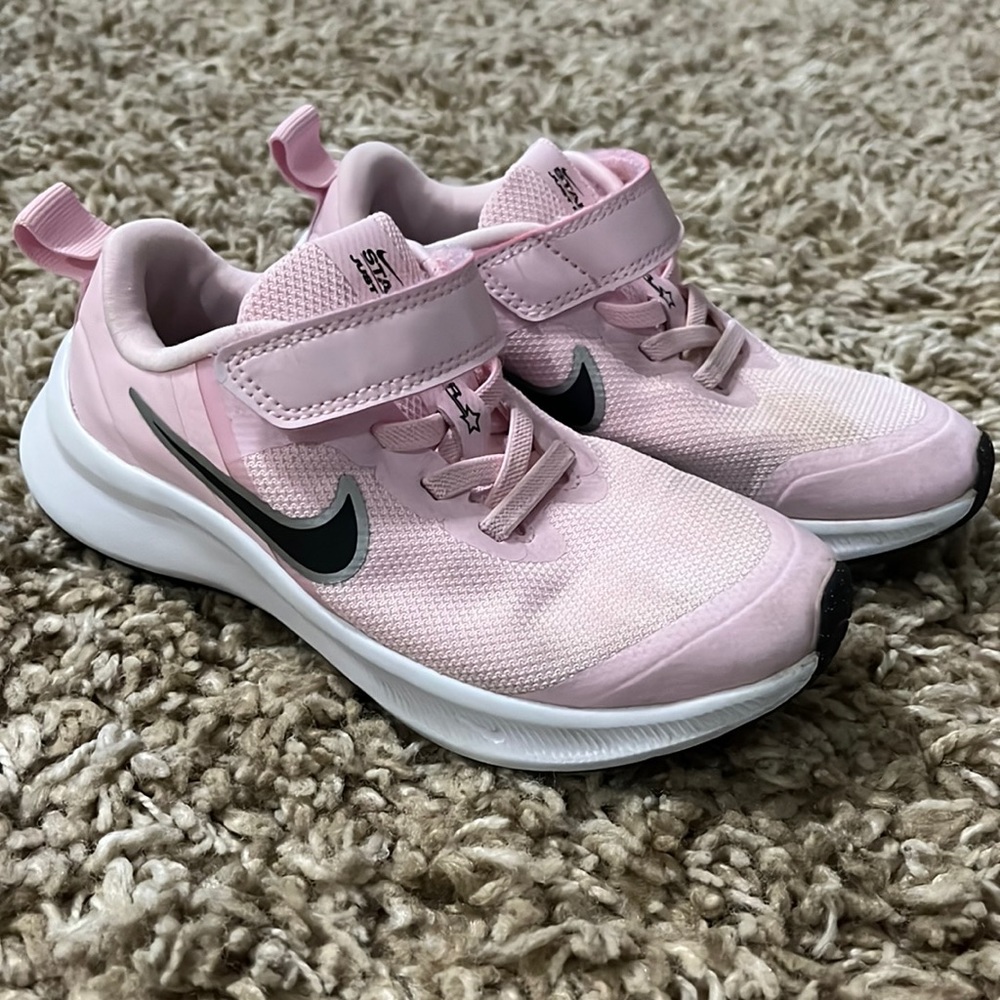 Girls Pink Nike Running Shoes